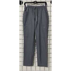 Jaanuu Charcoal Gray Drawstring Scrub Pants